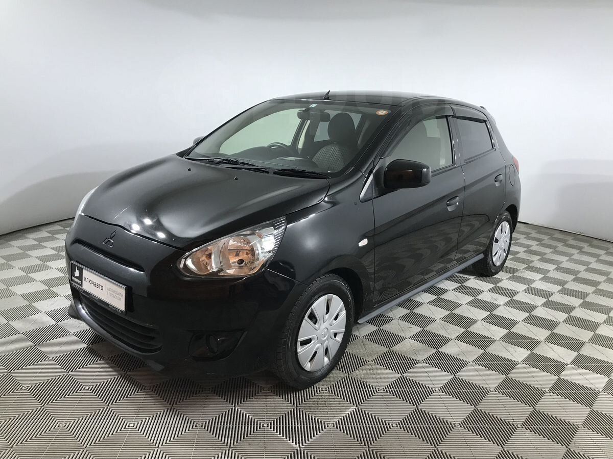 Mitsubishi Mirage, 6 поколение, 2012 с пробегом 111 000 км Mitsubishi Mirage, 6 поколение, 2012 с пробегом 111 000 км, цвет черный, цена - 687 000 руб., кузов - хэтчбек 5 дв.